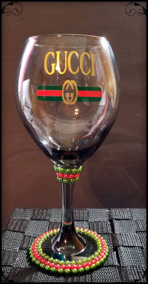 gucci wine glass|gucci transparent glasses.